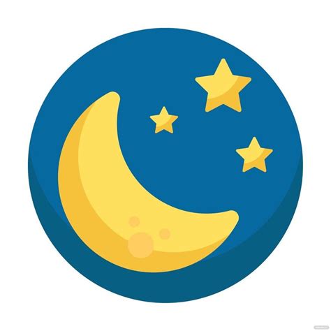 Moon and Stars Clipart in Illustrator, SVG, JPG, EPS, PNG - Download | Template.net