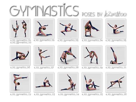 Mod The Sims - Gymnastics Poses [updated 30-Mar-15]