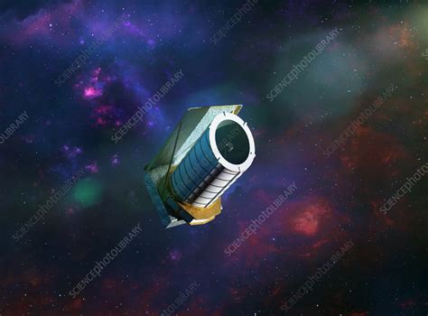 Euclid space telescope, illustration - Stock Image - F037/7068 - Science Photo Library