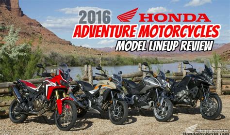 2016 Honda Adventure Motorcycles | Model Lineup Comparison Review ...