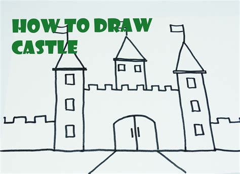 Draw A Castle Easy | Easy.rjuuc.edu.np