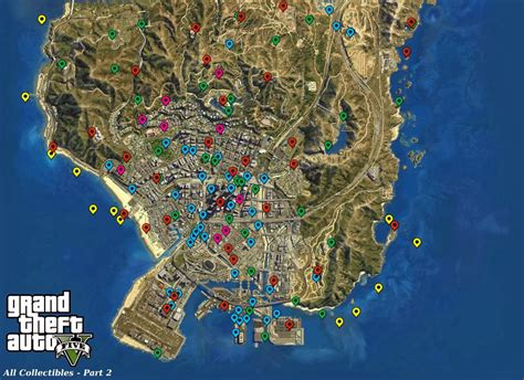 GameVision: GTA 5: All Collectible Locations – Map (GRAPHIC)