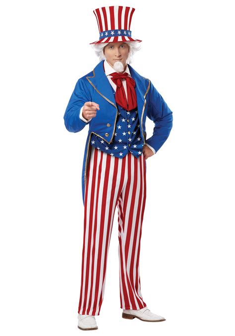 Mens Deluxe Uncle Sam Costume