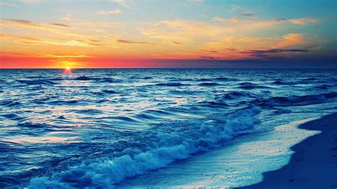 Beach Sunset Wallpaper Desktop