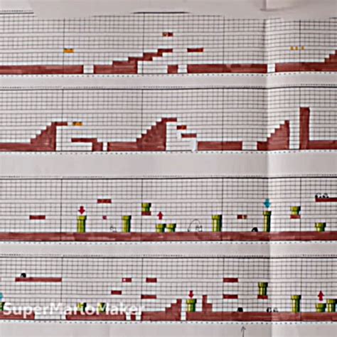 Nintendo used to design Super Mario levels on graph paper - Boing Boing