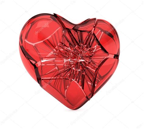 Broken Glass Heart Wallpaper