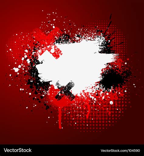 Red Paint Splatter Background