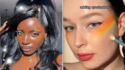 Instagram Is Obsessed With Orange, Yellow, and Blue Blush — See Photos ...