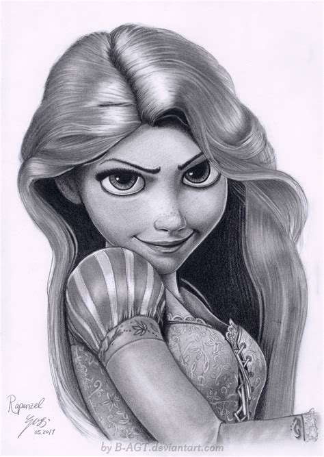 Disney Rapunzel Sketch Tangled Disney Rapunzel - officefurnitureasap