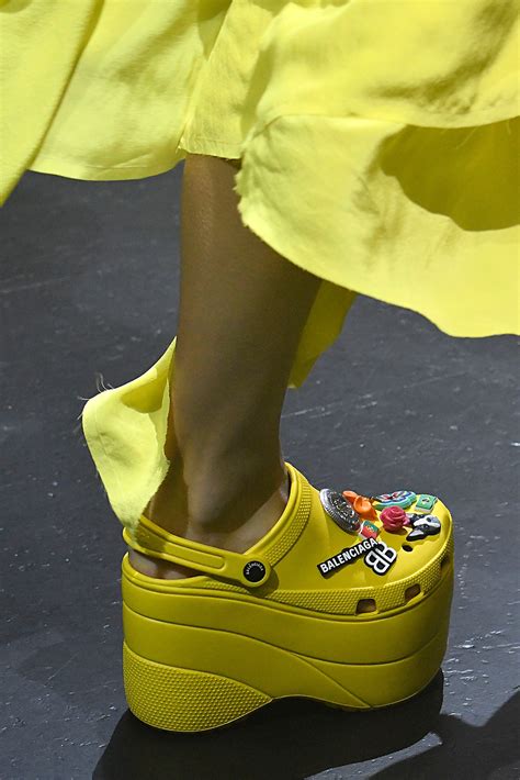 Balenciaga Shows Platform Crocs at PFW | Teen Vogue