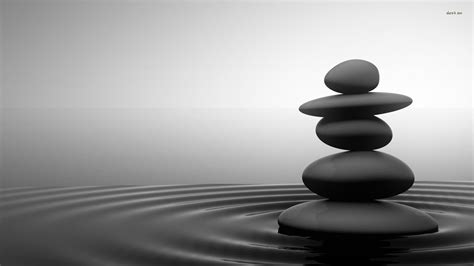 Wallpapers Zen Stones X 1920x1080 | Photographie noir et blanc, Fond ...