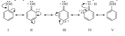 resonance structure of C6H5OH - Chemistry - Organic Chemistry Some ...