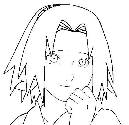 Sakura Haruno Line art by ralsbecket on DeviantArt