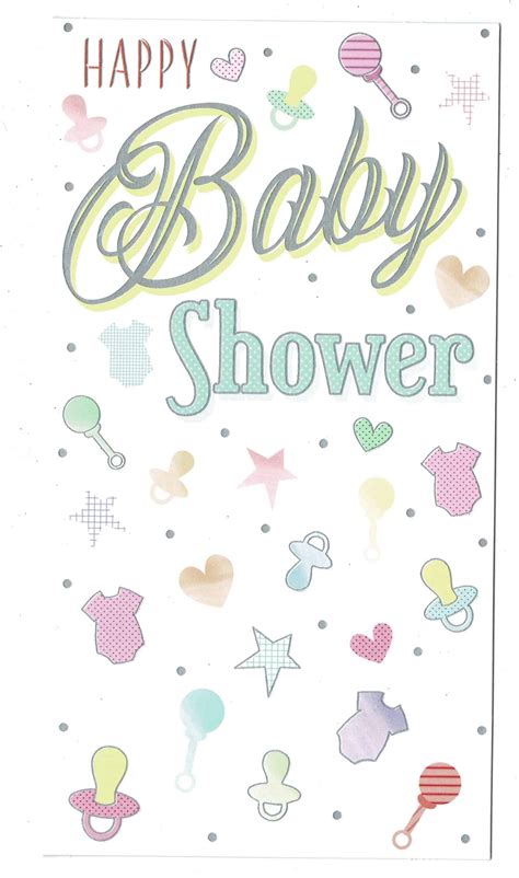 Baby Shower Card 'Happy Baby Shower' Baby Boy Or Girl Baby Showe96 - With Love Gifts & Cards