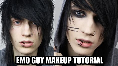 EMO/ALTERNATIVE GUY MAKEUP TUTORIAL - YouTube