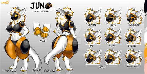 Reference Juno Protogen by ZHADART on DeviantArt