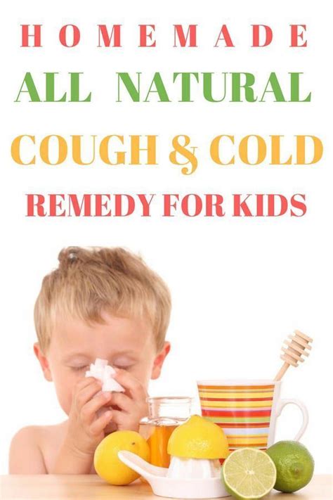 You can make this all-natural cold and cough remedy for kids with ingredients you have in your ...