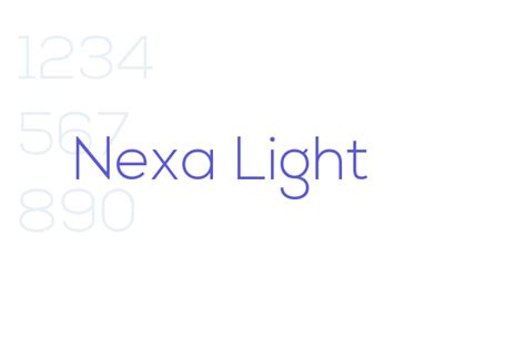 Nexa Light - Font Free Download Now