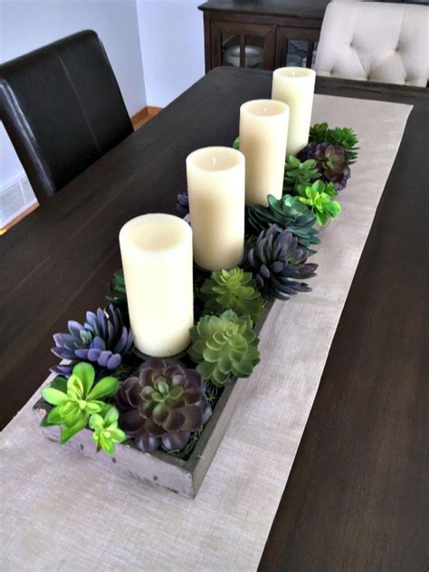 Free Candle Centerpieces For Dining Room Table For Small Space | Home decorating Ideas