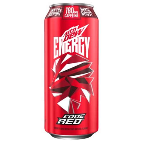 Mountain Dew Code Red Energy Drink, 16 fl oz - Fry’s Food Stores