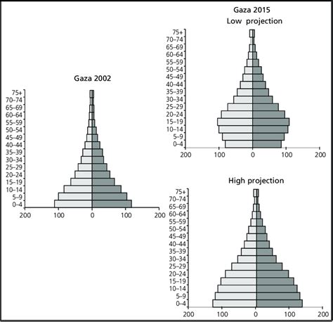 Future age structures of the population in the Gaza Strip | Download Scientific Diagram