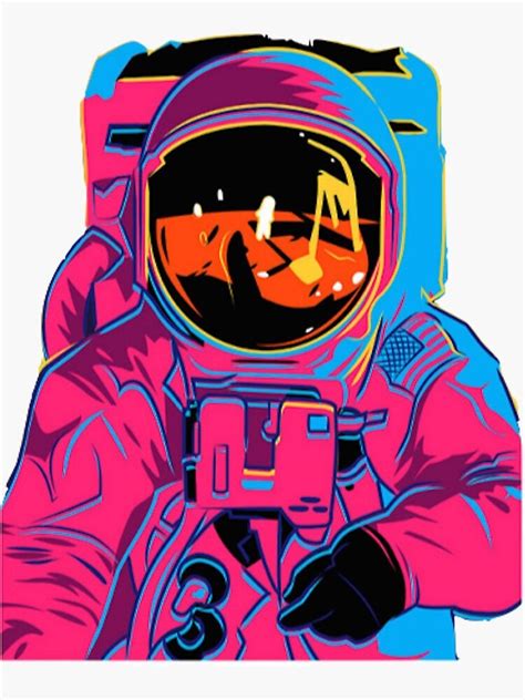 "Trippy Rainbow Astronaut" Photographic Print by JohnWaren | Redbubble ...