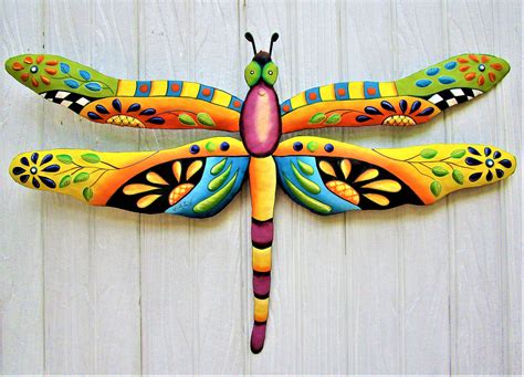 Dragonfly Outdoor Wall Art - talavera garden decor