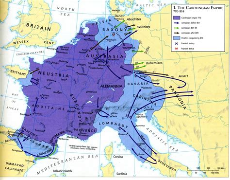 Carolingian Empire Map And Timeline, 46% OFF