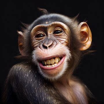 Smiling Monkey Faces