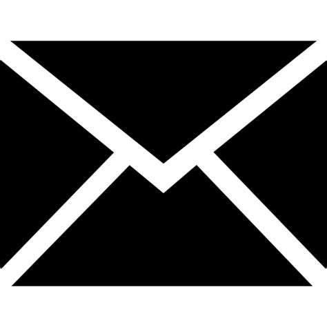 New email black back envelope symbol of interface Catalin Fertu Filled icon