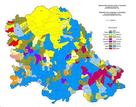 Vojvodina Map : Vojvodina Map - Serbia - Mapcarta - It lies within the ...