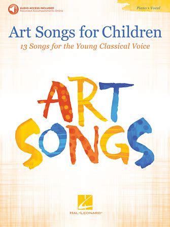 Art Songs for Children - 13 Songs for the Young Classical Voice National Federation of Music ...