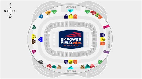 Denver Broncos Stadium Parking Lot Map