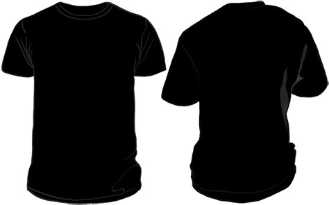 Black Tee Shirt Template Png | Free PNG Image