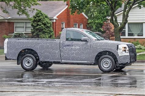 2023 Ford Ranger Single Cab Spied Stateside, Work Truck Features ...