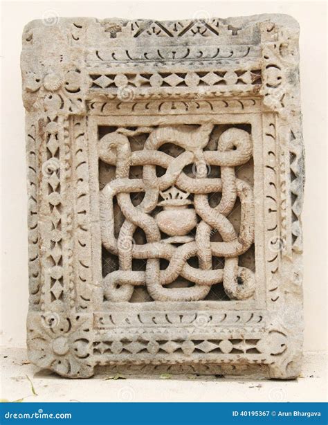 Ancient Snake Art on Display Stock Image - Image of interior, hindu: 40195367