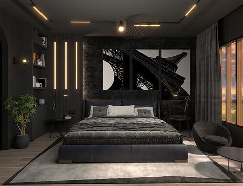 Dark Bedroom free 3D model | CGTrader