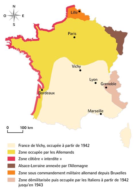 The Vichy Regime And Its Flag: A Map Of Collaboration And Resistance - Map of China Korean Peninsula