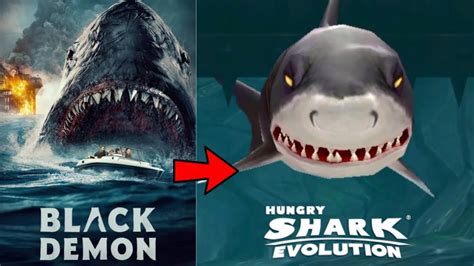 BLACK DEMON SHARK IN HUNGRY SHARK EVOLUTION - hungryshark.world