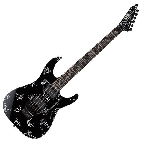 ESP LTD Kirk Hammett Demonology Signature, Black at Gear4music