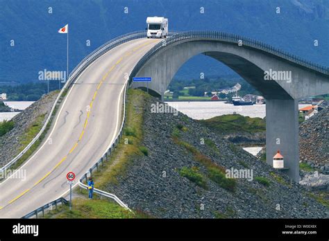 Europe, Norway, Atlantic Ocean Road. Storseisundet Bridge Stock Photo - Alamy