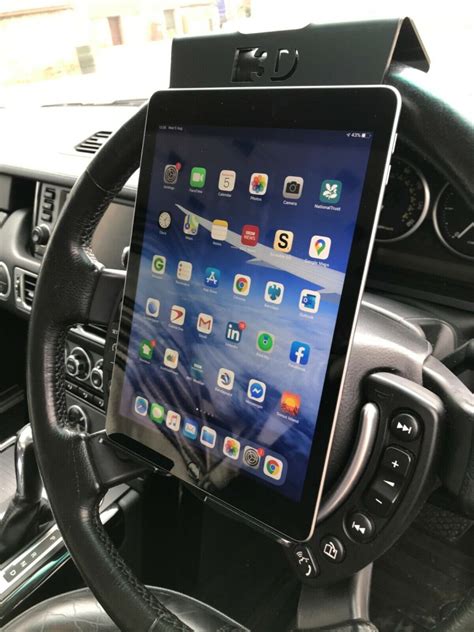 IPad Stand Car Steering Wheel Universal I Pad/ Tablet Holdercar Steering Wheel Universal I Pad ...