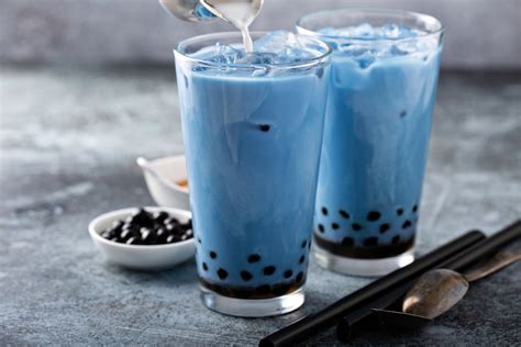 Boba Buddha’s Blue Lychee Boba Latte Recipe - Bobabuddha