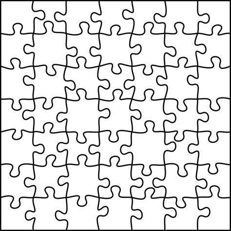 Simple jigsaw puzzle pattern. 8288406 Vector Art at Vecteezy