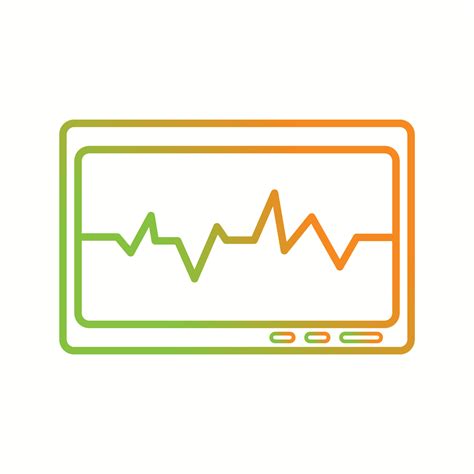 Beautiful ECG vector line icon 16983840 Vector Art at Vecteezy