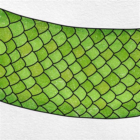 How to Draw Snake Scales - HelloArtsy