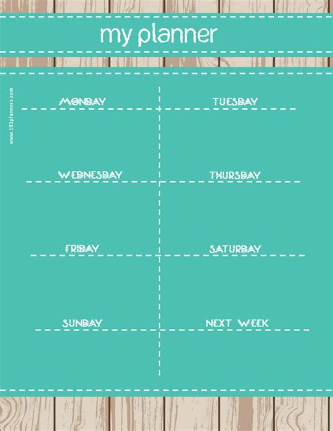 Free Printable Weekly Planner Calendars With Times Graphics https ...