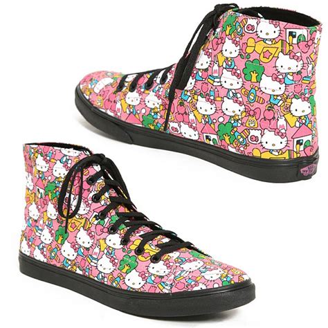 Vans Hello Kitty Sk8-Hi D-Lo Sneakers - GeekAlerts