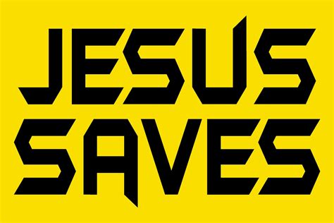 JESUS SAVES 3'x5' Flag - Jesus Saves Signs