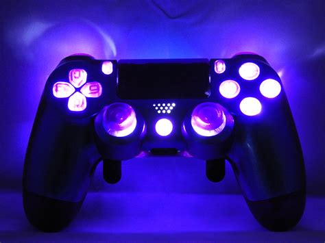 Custom PS4 Controller/Gamepad - Modded Rapidfire Advanced Programmable MasterMod Chip - Rear ...